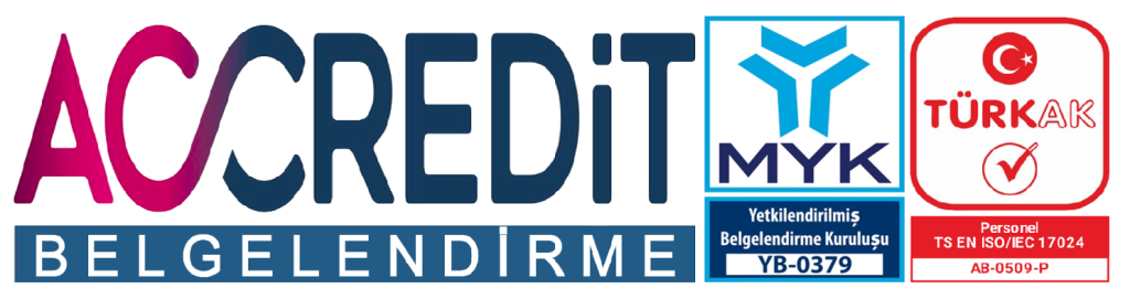 Accredit Belgelendirme logosu – MYK Yetkilendirilmiş Belgelendirme Kuruluşu